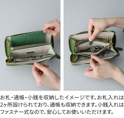 box21 ボックス21 Juju&beck ジュジュ＆ベック 小銭入れ付き長財布（ラウンドファスナー式 ） 0333323