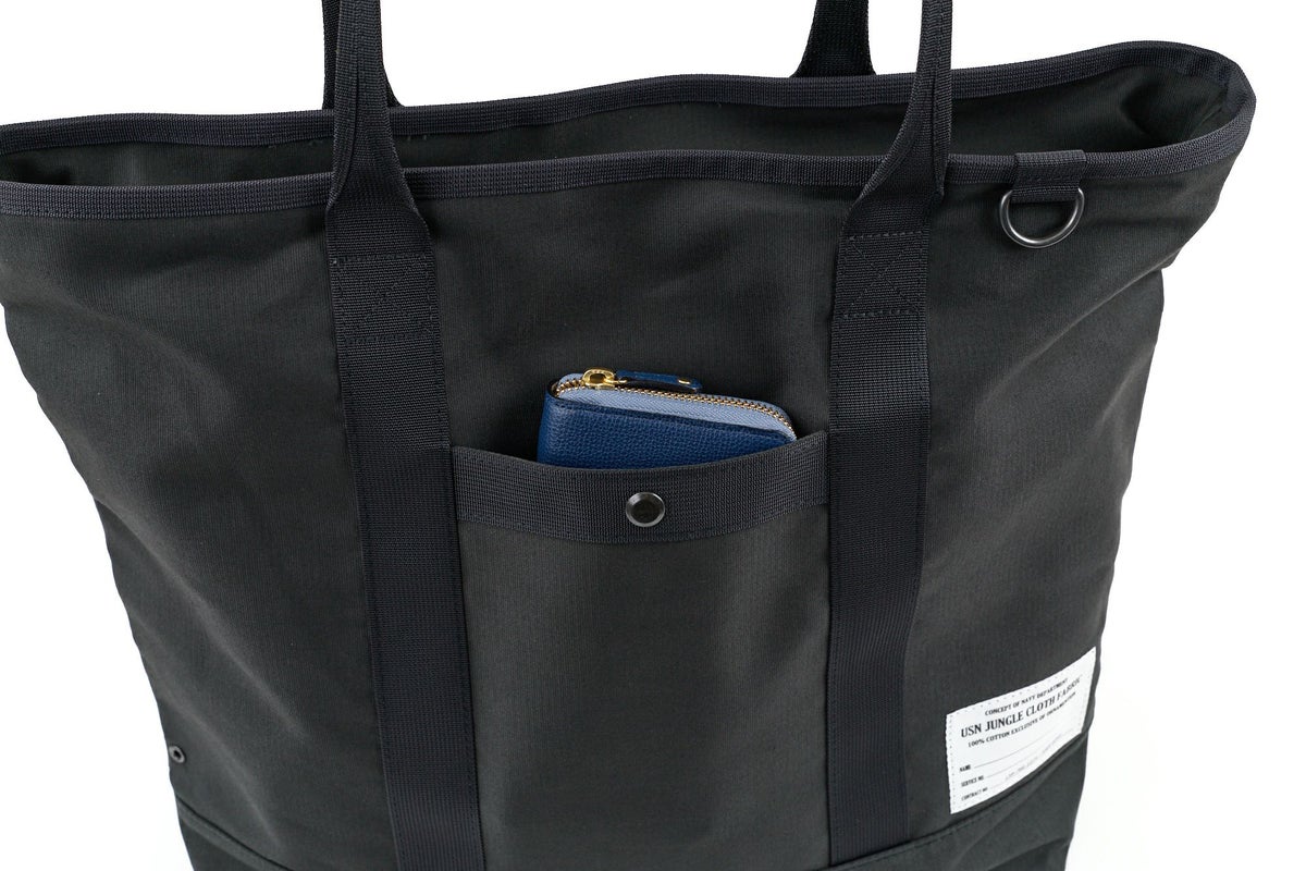 BAGGY PORT バギーポート USN JUNGLE CLOTH ジャングルクロス トートバッグ GRN-7702