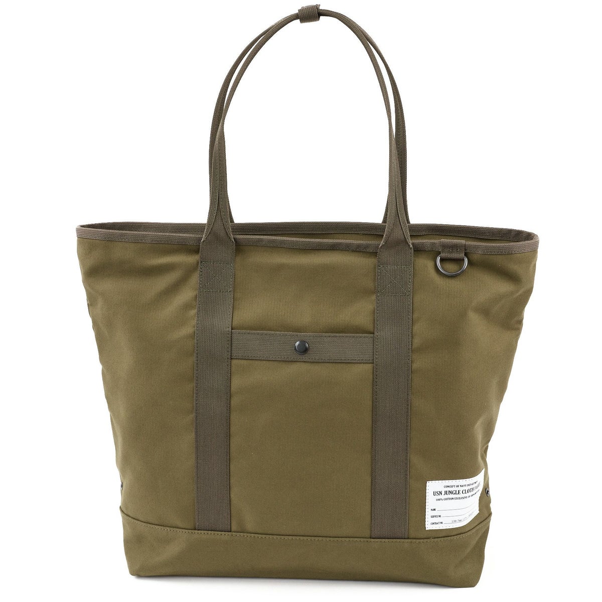 BAGGY PORT バギーポート USN JUNGLE CLOTH ジャングルクロス トートバッグ GRN-7702