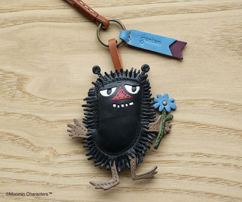 genten ゲンテン MOOMIN ムーミン ふわふわチャーム「スティンキー」 46165