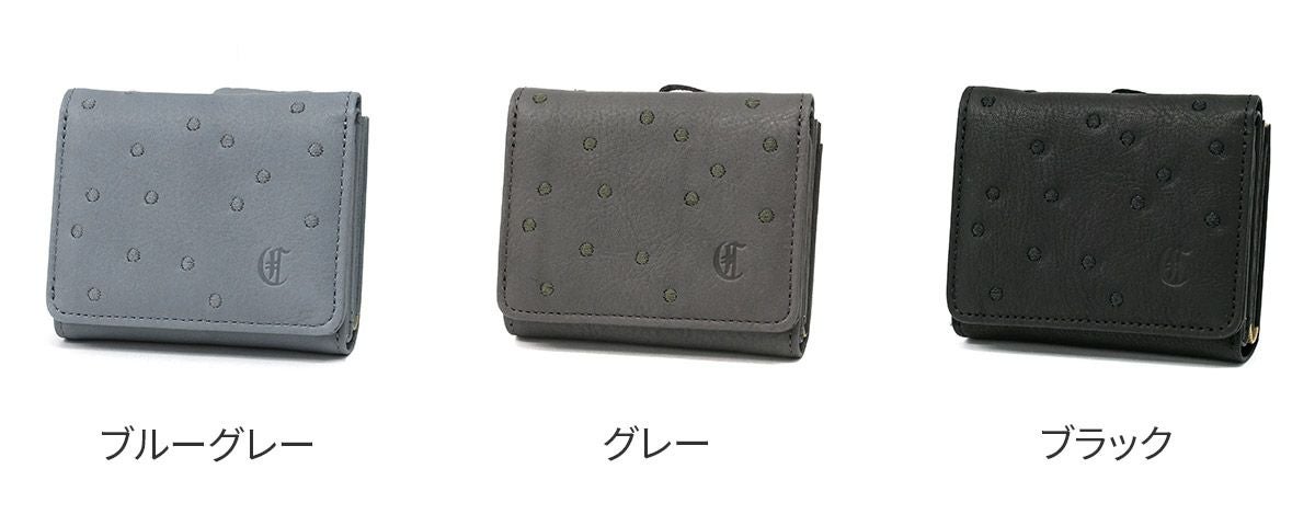 CLEDRAN クレドラン LIMA リマ 小銭入れ付き三つ折り財布 CR-CL3891