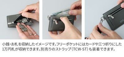 HERGOPOCH エルゴポック TOCCABENE Series トッカベーネシリーズ スリムカードケース TCW-SCC