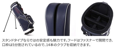 PELLE MORBIDA ペッレモルビダ Golf ゴルフ スタンド キャディバッグ PMO-PG101