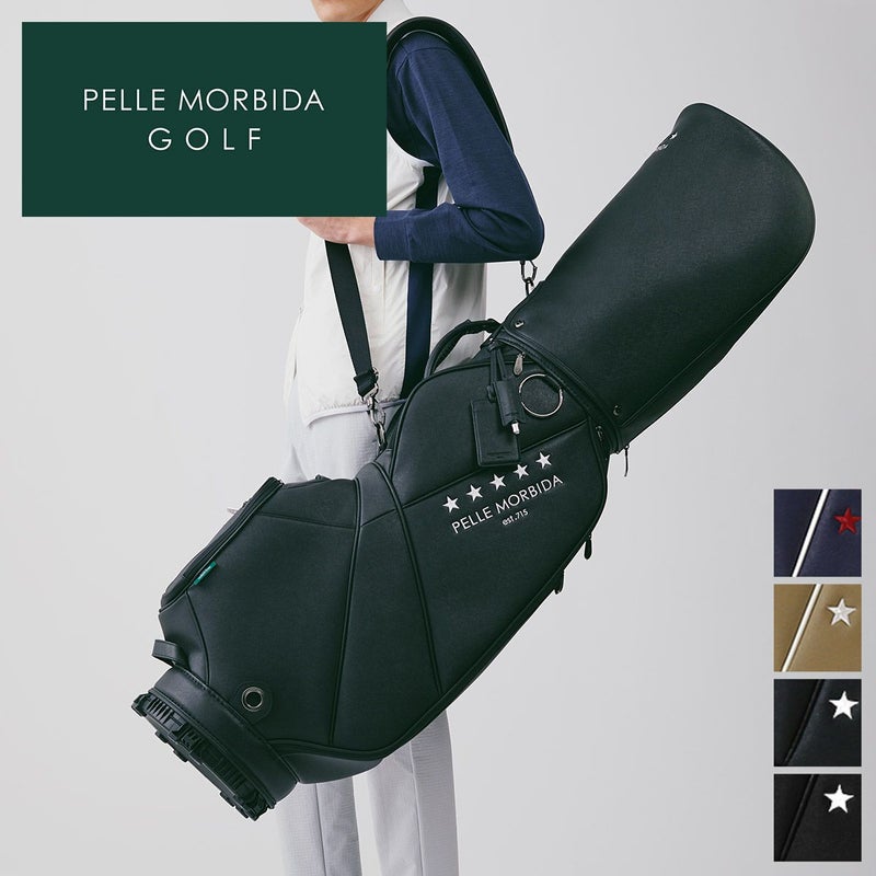 PELLE MORBIDA ペッレモルビダ Golf ゴルフ キャディバッグ カートタイプ PMO-PG111