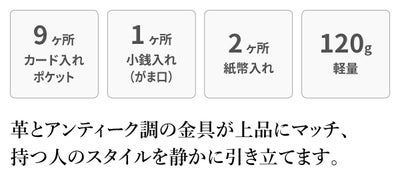 CLEDRAN クレドラン NOS ノス 小銭入れ付き二つ折り財布 CR-CL3905
