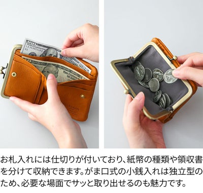 CLEDRAN クレドラン NOS ノス 小銭入れ付き二つ折り財布 CR-CL3905