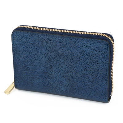 BAGGY PORT バギーポート KUROZAN 黒桟 小銭入れ付き二つ折り財布（ラウンドファスナー式 ） ZYS-391