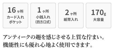 ALBERO アルベロ Anello アネッロ 小銭入れ付き長財布（L字ファスナー式） 6901