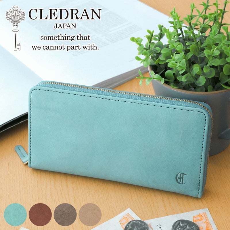 CLEDRAN クレドラン EPON エポン 小銭入れ付き長財布（ラウンドファスナー式 ） CR-CL3922