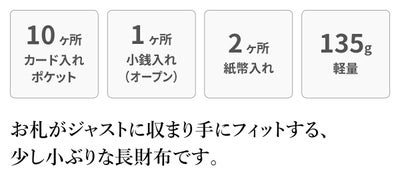 CLEDRAN クレドラン EPON エポン 小銭入れ付き長財布（ラウンドファスナー式 ） CR-CL3922