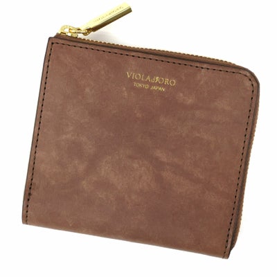 VIOLAd'ORO ヴィオラドーロ PORTA ポルタ 二つ折りL字型財布 V-5076