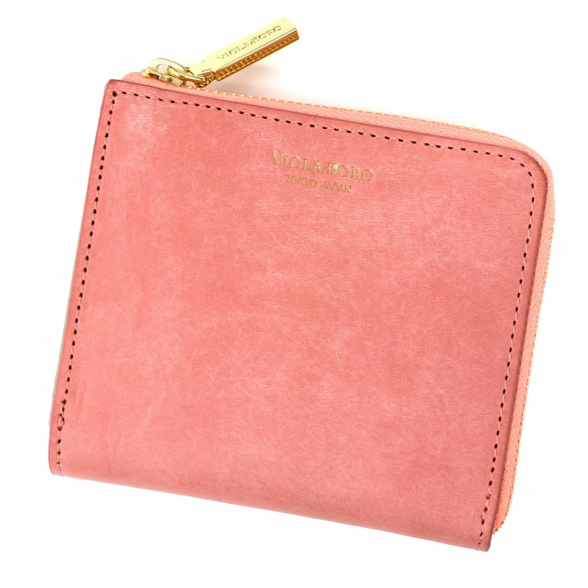VIOLAd'ORO ヴィオラドーロ PORTA ポルタ 二つ折りL字型財布 V-5076
