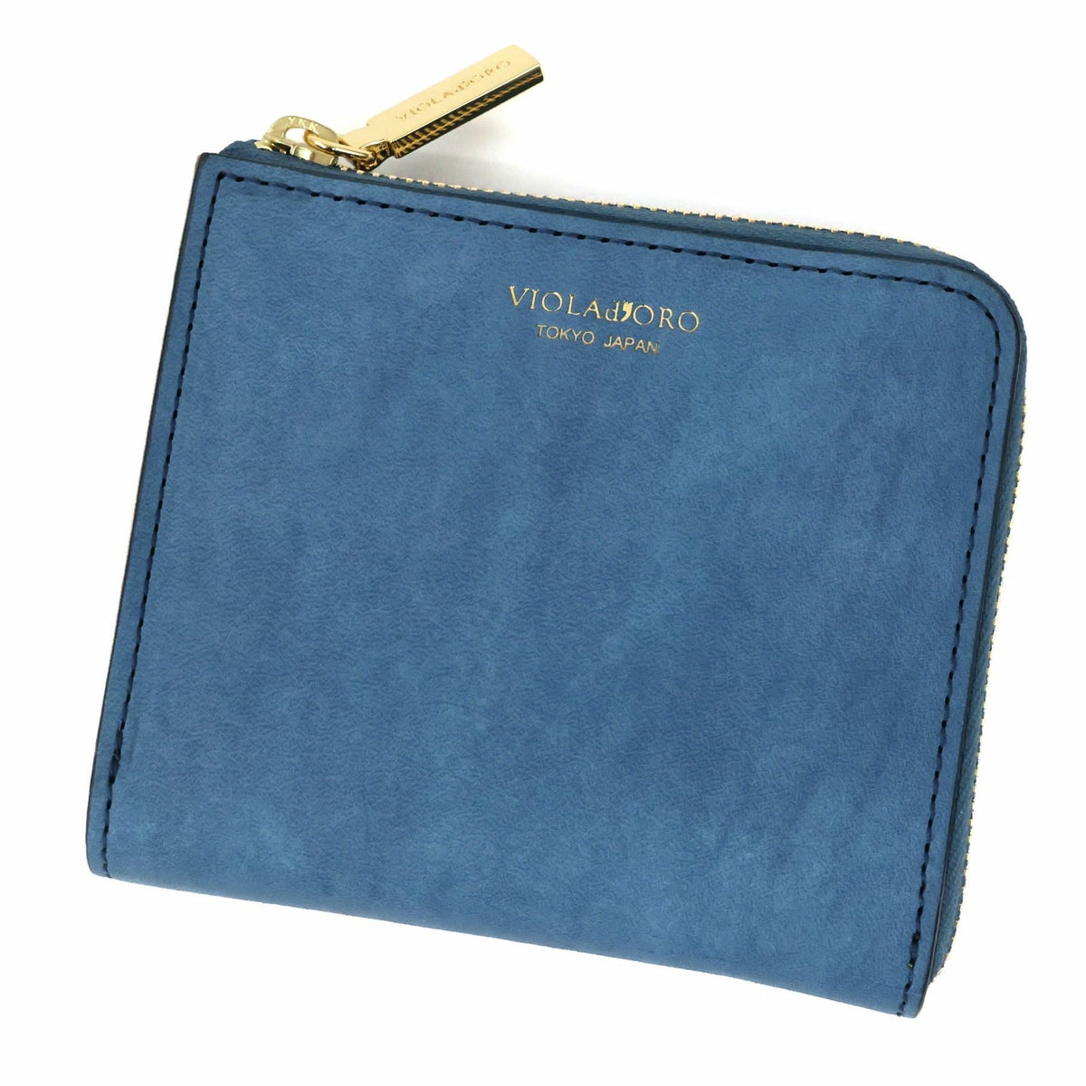 VIOLAd'ORO ヴィオラドーロ PORTA ポルタ 二つ折りL字型財布 V-5076