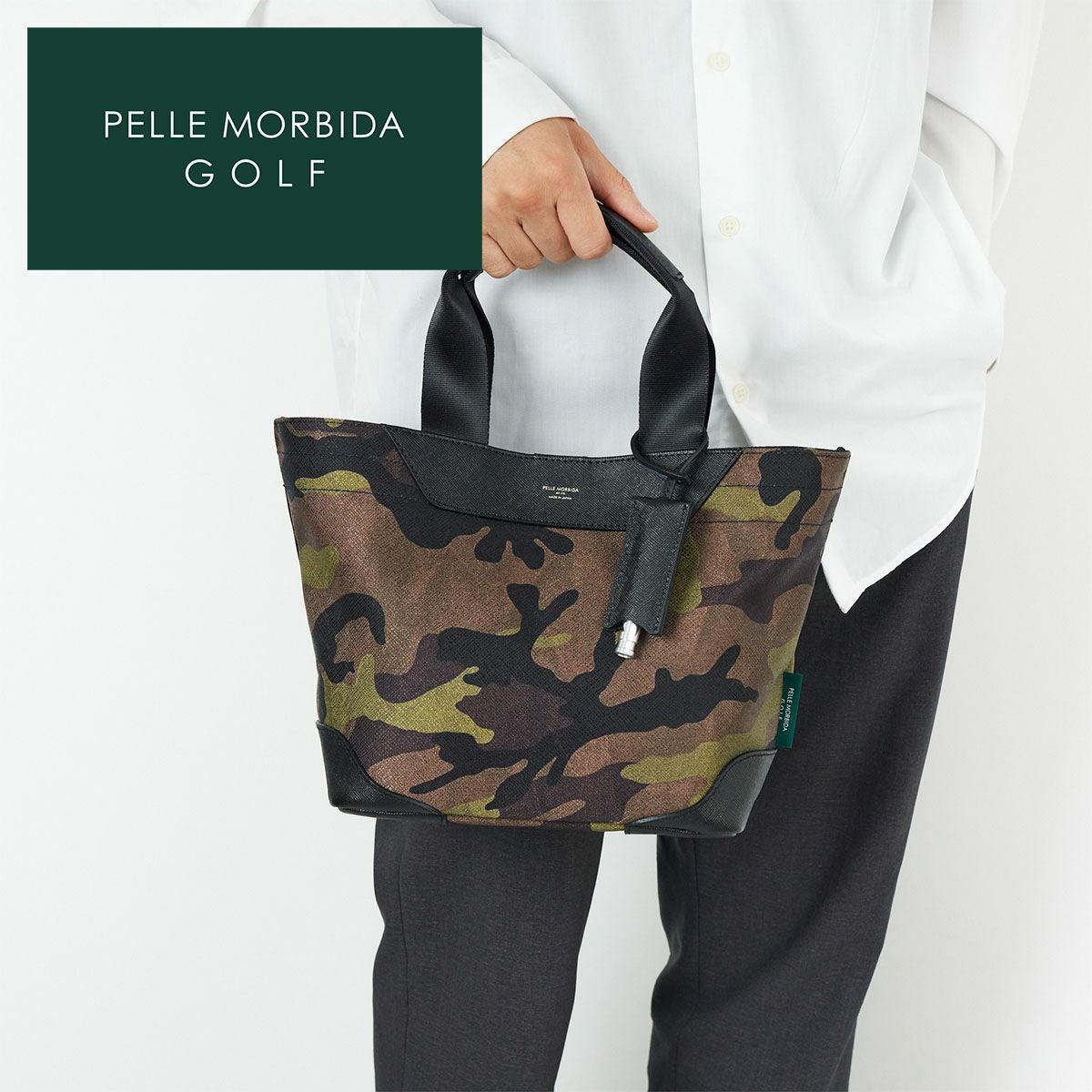 PELLE MORBIDA ペッレモルビダ Golf ゴルフ ミニトートバッグ PMO