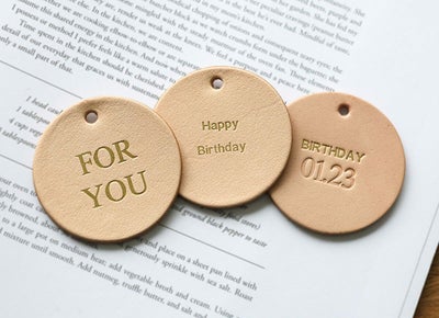 ★ 革タグギフトラッピング WRAP-Y-NA