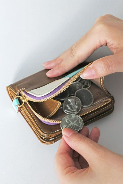 Dakota ダコタ ブロッコ 小銭入れ付き二つ折り財布 0032070