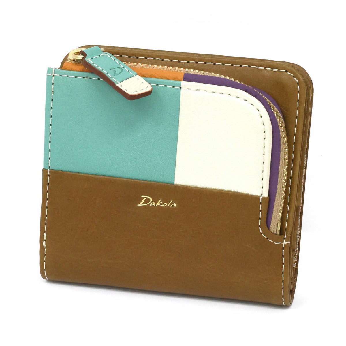 Dakota ダコタ ブロッコ 小銭入れ付き二つ折り財布 0032070