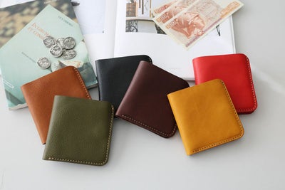 BEAU DESSIN S.A. ボーデッサン ミネルバ・ナッパ 小銭入れ付き二つ折り財布 MN3068