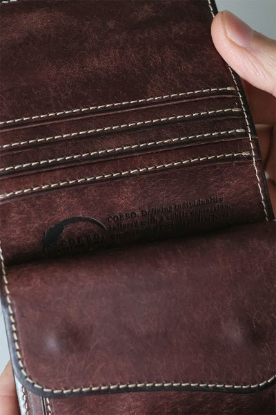 CORBO. コルボ SLATE PUEBLO スレート プエブロ スマートウォレット 二つ折り財布 1LN-1714