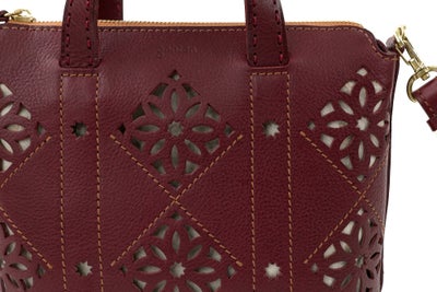 genten ゲンテン Argyle Cutwork アーガイルカットワーク 2WAYショルダーバッグ 44850