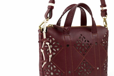 genten ゲンテン Argyle Cutwork アーガイルカットワーク 2WAYショルダーバッグ 44850