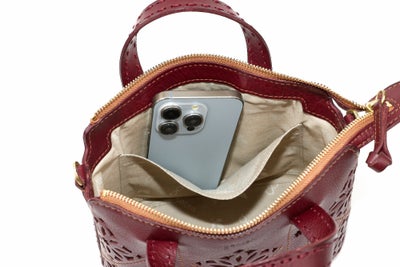 genten ゲンテン Argyle Cutwork アーガイルカットワーク 2WAYショルダーバッグ 44850