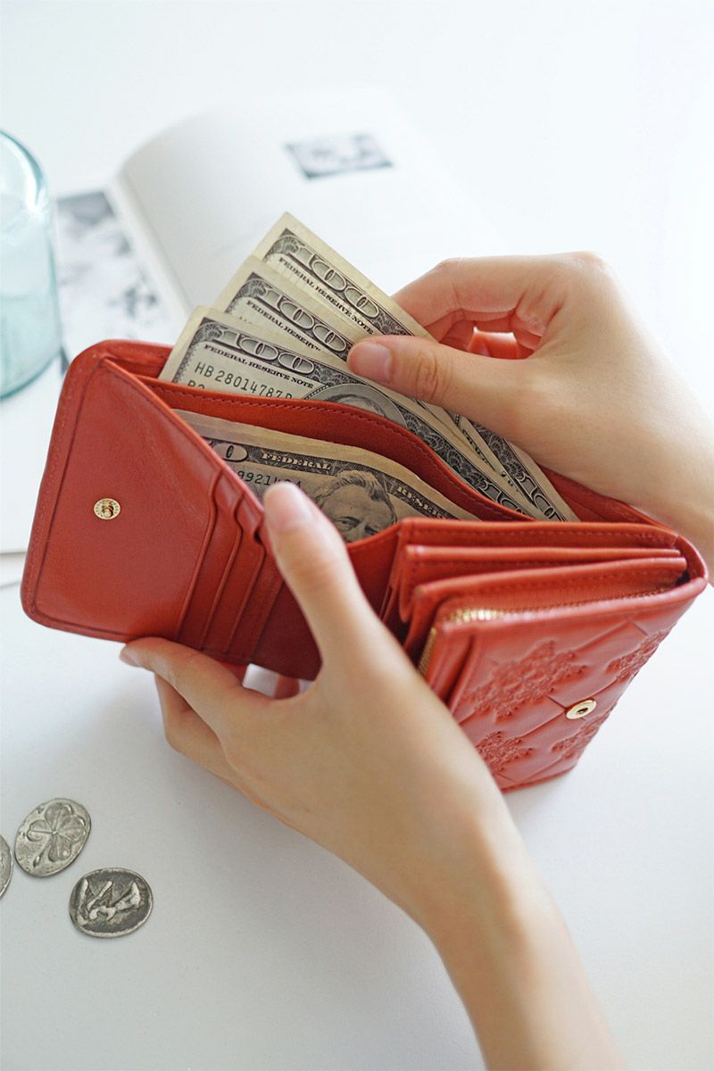 Dakota ダコタ モナ 小銭入れ付き二つ折り財布 0035564