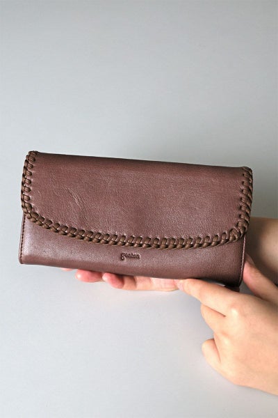genten ゲンテン Wool sheep soft ウールシープソフト 小銭入れ付き長財布 44870