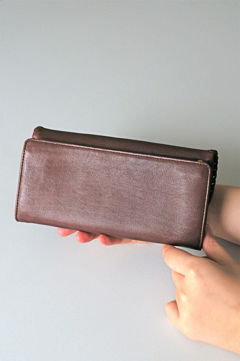 genten ゲンテン Wool sheep soft ウールシープソフト 小銭入れ付き長財布 44870