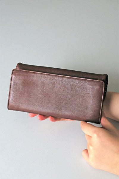 genten ゲンテン Wool sheep soft ウールシープソフト 小銭入れ付き長財布 44870