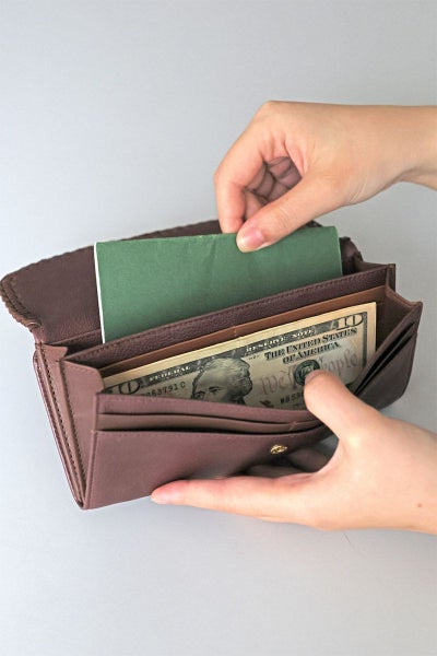 genten ゲンテン Wool sheep soft ウールシープソフト 小銭入れ付き長財布 44870