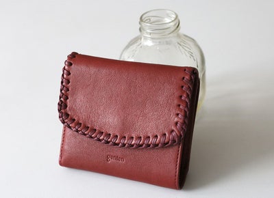 genten ゲンテン Wool sheep soft ウールシープソフト 小銭入れ付き二つ折り財布 44871