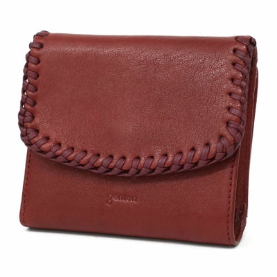 genten ゲンテン Wool sheep soft ウールシープソフト 小銭入れ付き二つ折り財布 44871