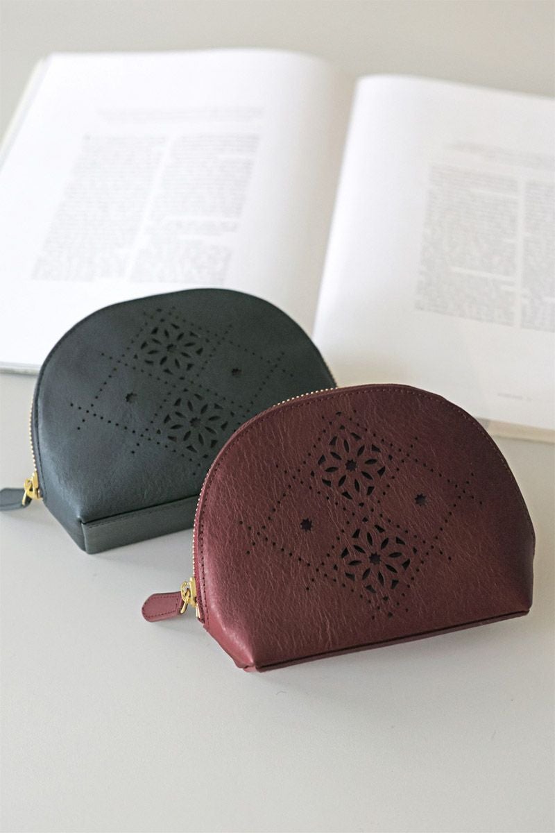 genten ゲンテン Argyle Cutwork アーガイルカットワーク ポーチ 44815