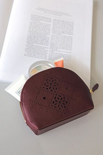 genten ゲンテン Argyle Cutwork アーガイルカットワーク ポーチ 44815