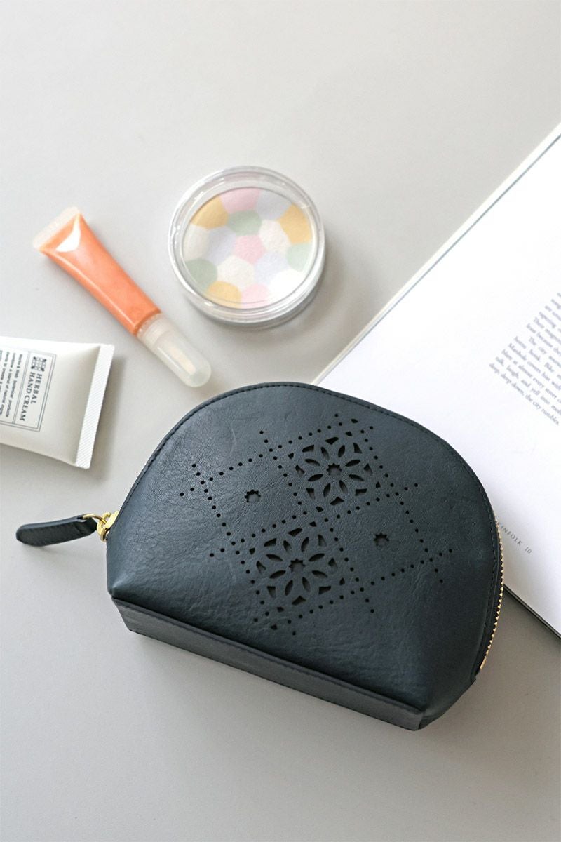 genten ゲンテン Argyle Cutwork アーガイルカットワーク ポーチ 44815