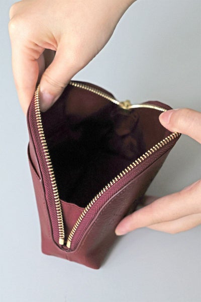 genten ゲンテン Argyle Cutwork アーガイルカットワーク ポーチ 44815