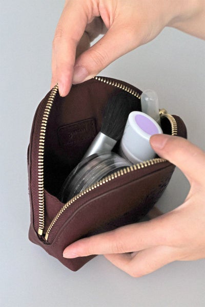 genten ゲンテン Argyle Cutwork アーガイルカットワーク ポーチ 44815