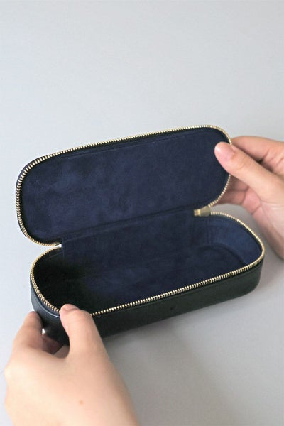 genten ゲンテン Argyle Cutwork アーガイルカットワーク メガネケース 44816