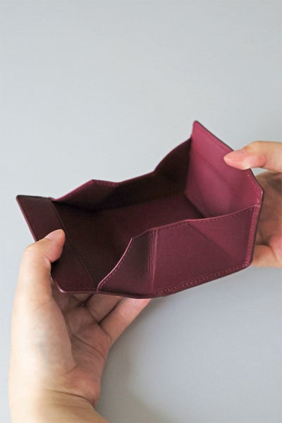 genten ゲンテン Argyle Cutwork アーガイルカットワーク 小銭・カード入れ 44817