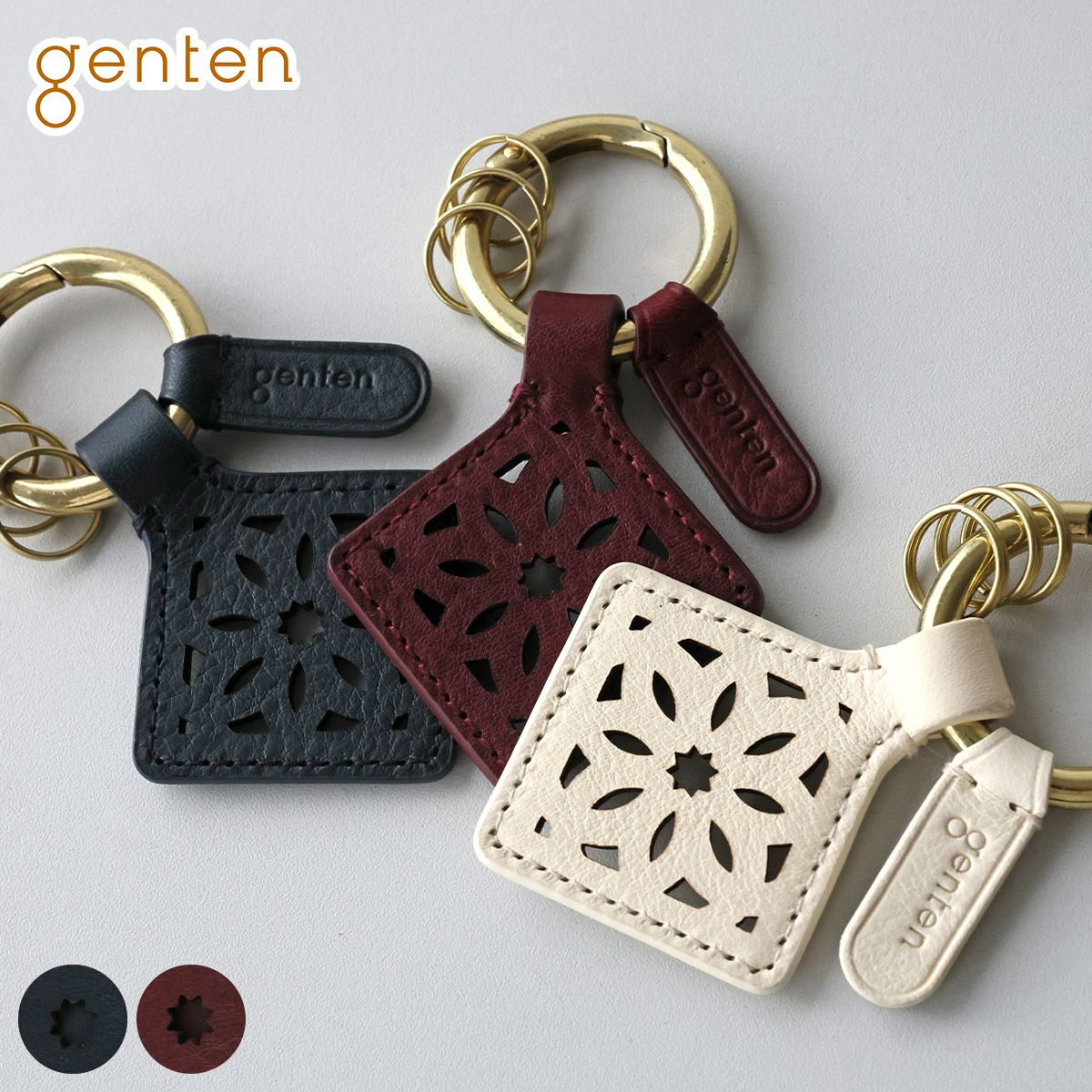 2025年 秋冬新作 ] genten ゲンテン Argyle Cutwork アーガイルカット