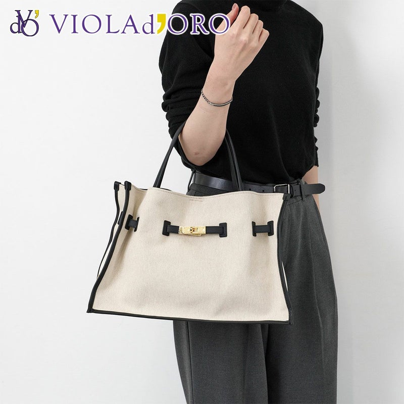 VIOLAd'ORO ヴィオラドーロ BRUNO ブルーノ トートバッグ V-2288