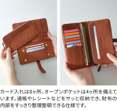 CLEDRAN クレドラン NOUVE ノーヴェ 小銭入れ付き長財布 CR-CL3956