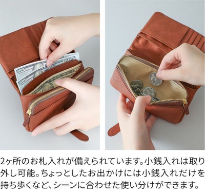 CLEDRAN クレドラン NOUVE ノーヴェ 小銭入れ付き長財布 CR-CL3956