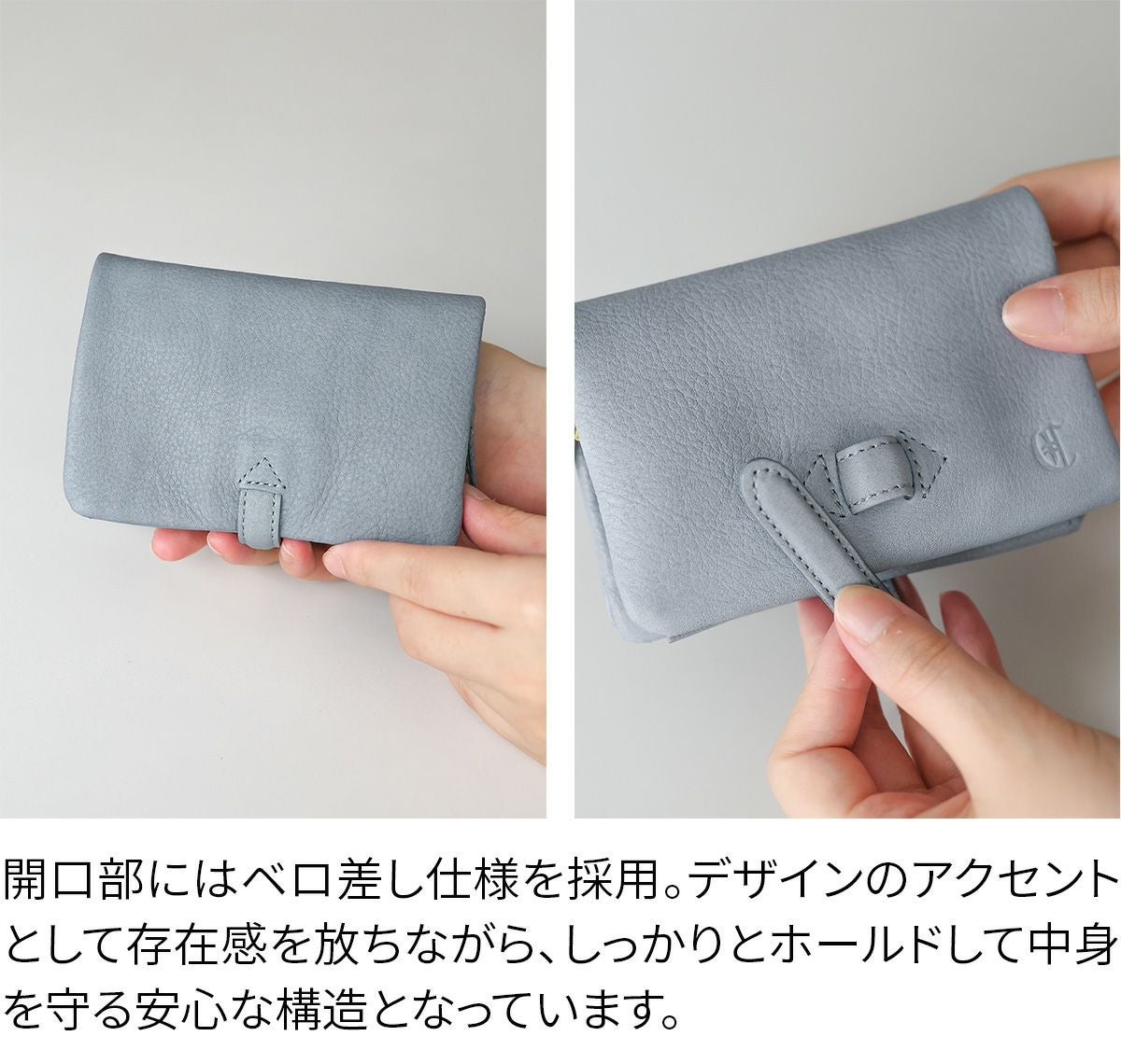 CLEDRAN クレドラン NOUVE ノーヴェ 小銭入れ付き二つ折り財布 CR