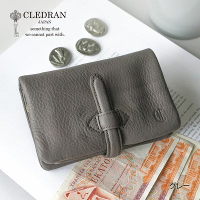 CLEDRAN クレドラン NOUVE ノーヴェ 小銭入れ付き二つ折り財布 CR-CL3955