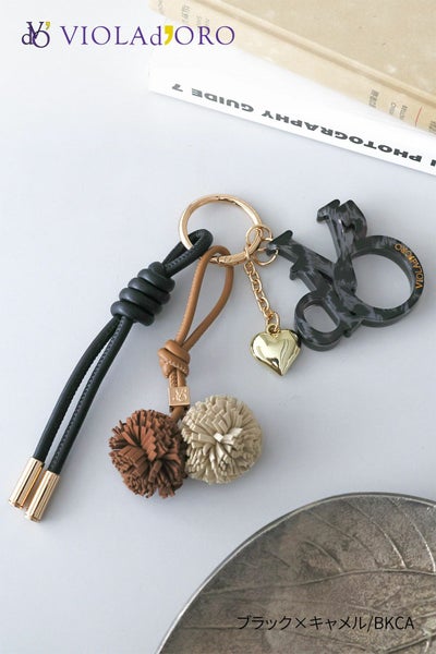 VIOLAd'ORO ヴィオラドーロ BIANCA ビアンカ バッグチャーム V-5079