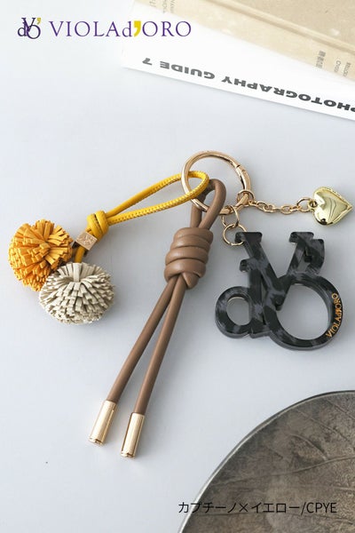 VIOLAd'ORO ヴィオラドーロ BIANCA ビアンカ バッグチャーム V-5079