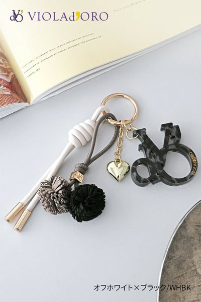 VIOLAd'ORO ヴィオラドーロ BIANCA ビアンカ バッグチャーム V-5079