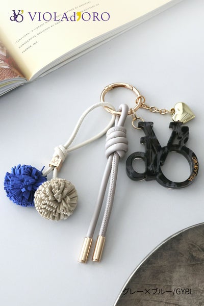 VIOLAd'ORO ヴィオラドーロ BIANCA ビアンカ バッグチャーム V-5079